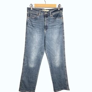 Levi Strauss Signature Straight Jeans Womens 8 Blue Vintage High Rise Casual